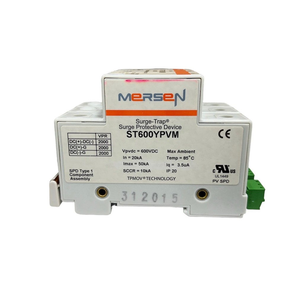 Mersen ST600YPVM Surge-Trap Modular Surge Protective Device, 600VDC