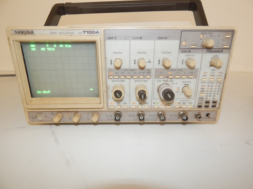 KIKUSUI 100MHZ MODEL 7100A OSCILLOSCOPE   (JWP30)