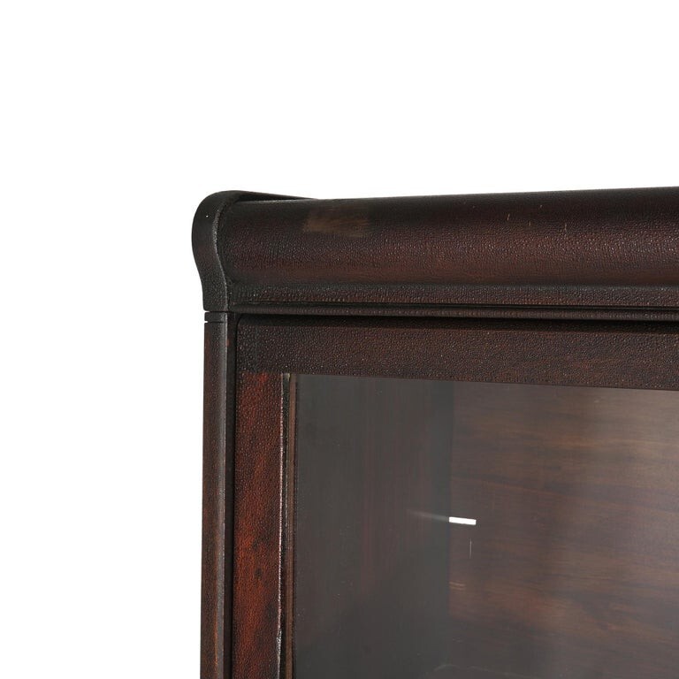 Lundstrom Arts & Crafts Mahogany Four-Stack Barrister Bookcase c1910