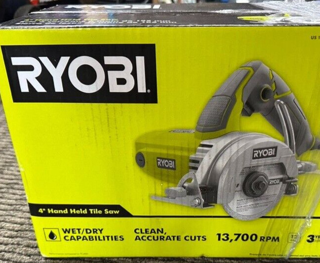 (NEW) RYOBI "4" HAND HELD TILE SAW.
