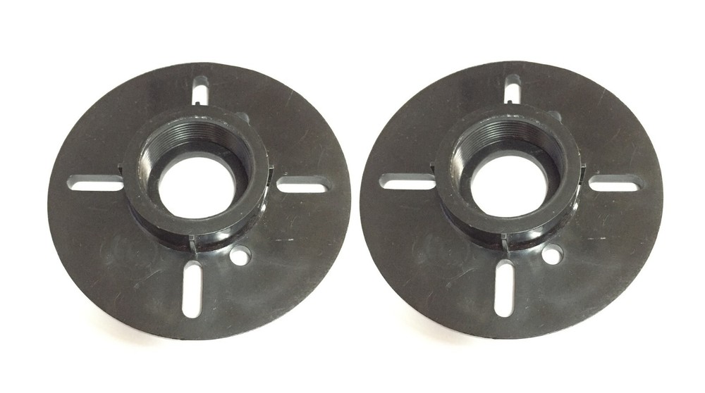 2 Universal ABS Screw Treble Turn Flat Horn Driver Adapter Flange 44 51-Core