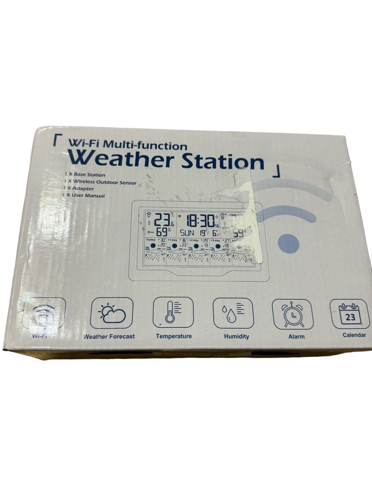 Heyaxa Wi-Fi Multi-Function Weather Station, Open Box