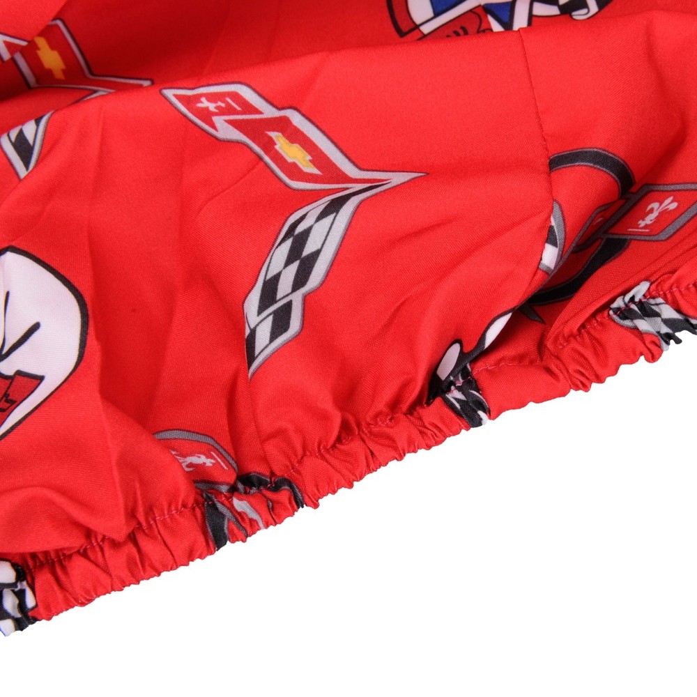 2014-2019 C7 Corvette Full Size 4pc Bed Sheet Set Logo Pattern