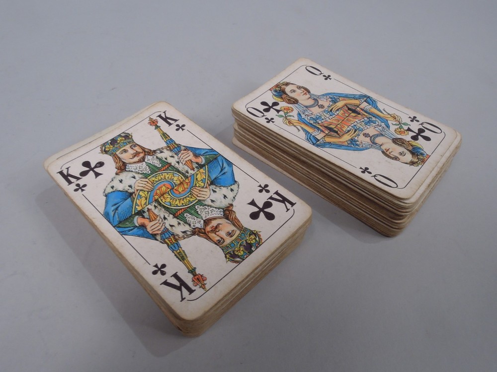 Hermann Bauer Playing Card Box German 835 Silver