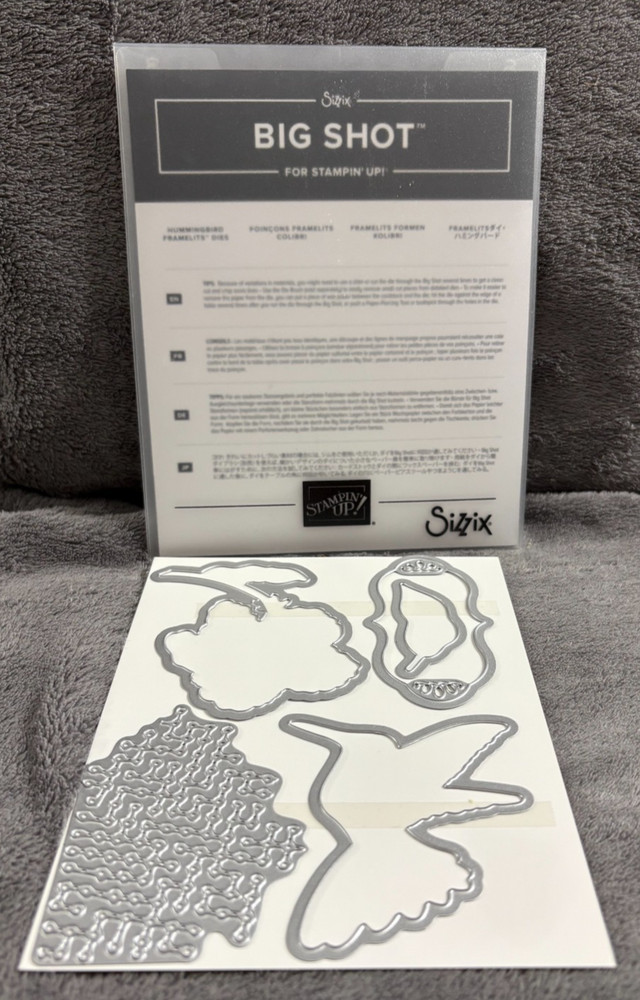 Stampin Up Framelits dies ** Hummingbird **