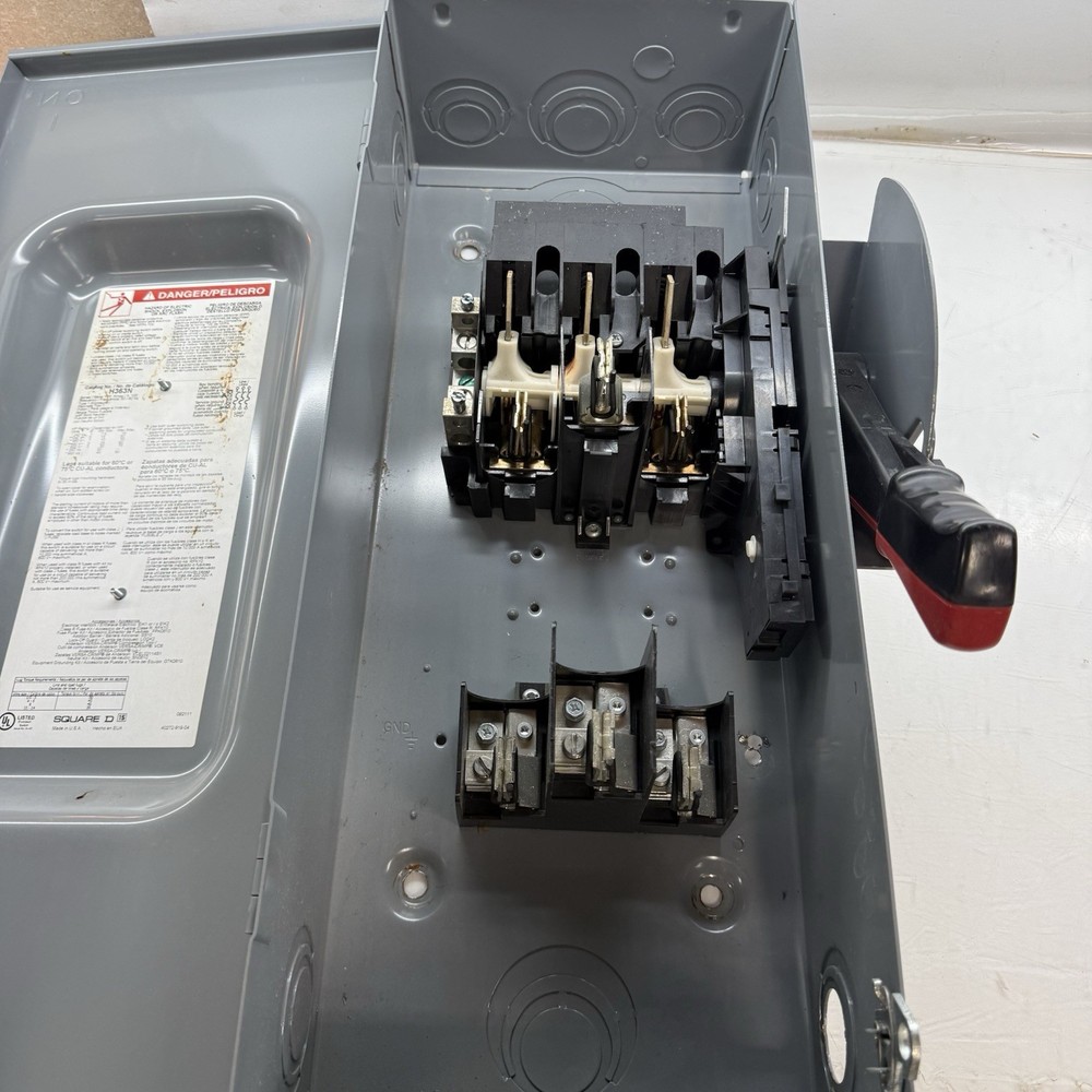 Square D H363N 100A Heavy Duty Safety Switch