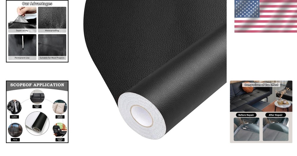 Self-Adhesive Leather Patch Repair Kit