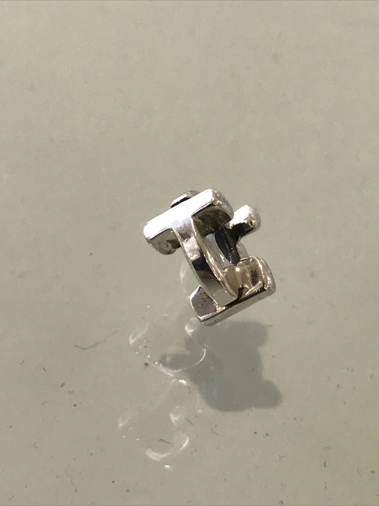 Chamilia Sterling Silver Charm Bead Initial T