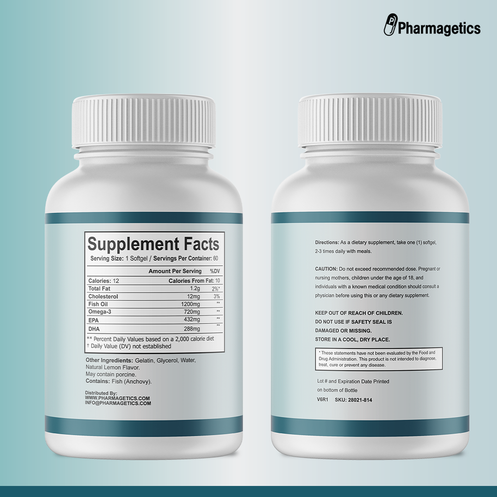 Omega Formula - 5 Bottles - 300 Capsules