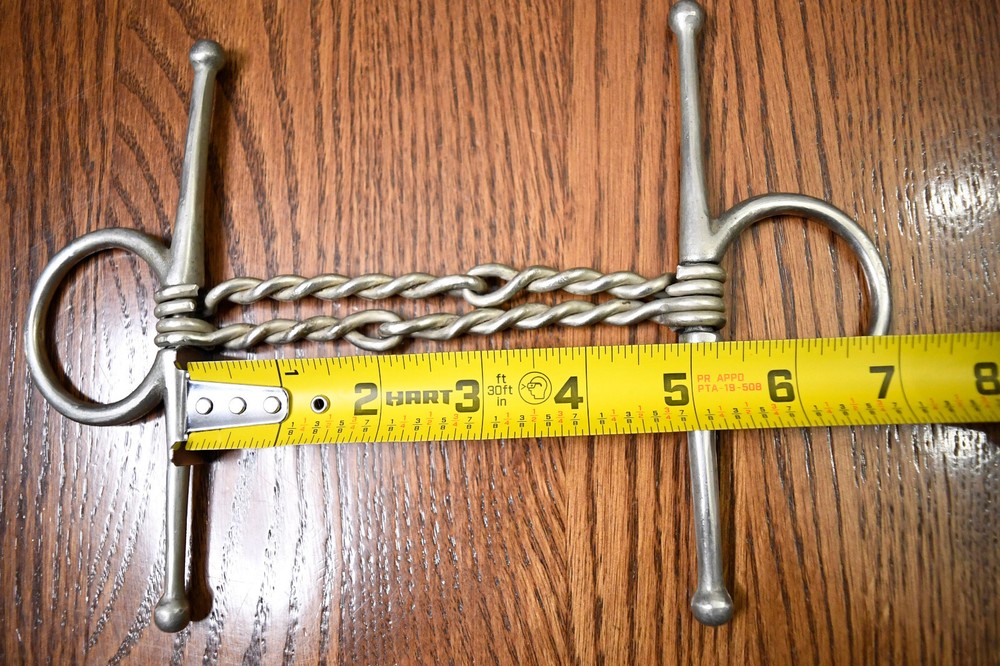 England, full cheek double twisted wire, 4.75”-5”