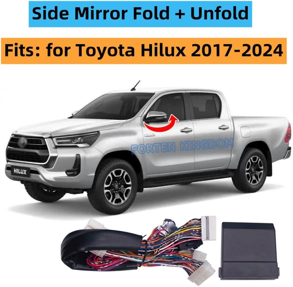 Intelligent Auto-Fold Side Mirrors Control Module Kit for Hilux 2017-2024 |