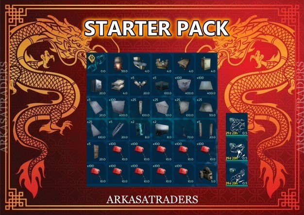 🔥ARK Ascended PVE OFFICIAL METAL BASE STARTER PACK