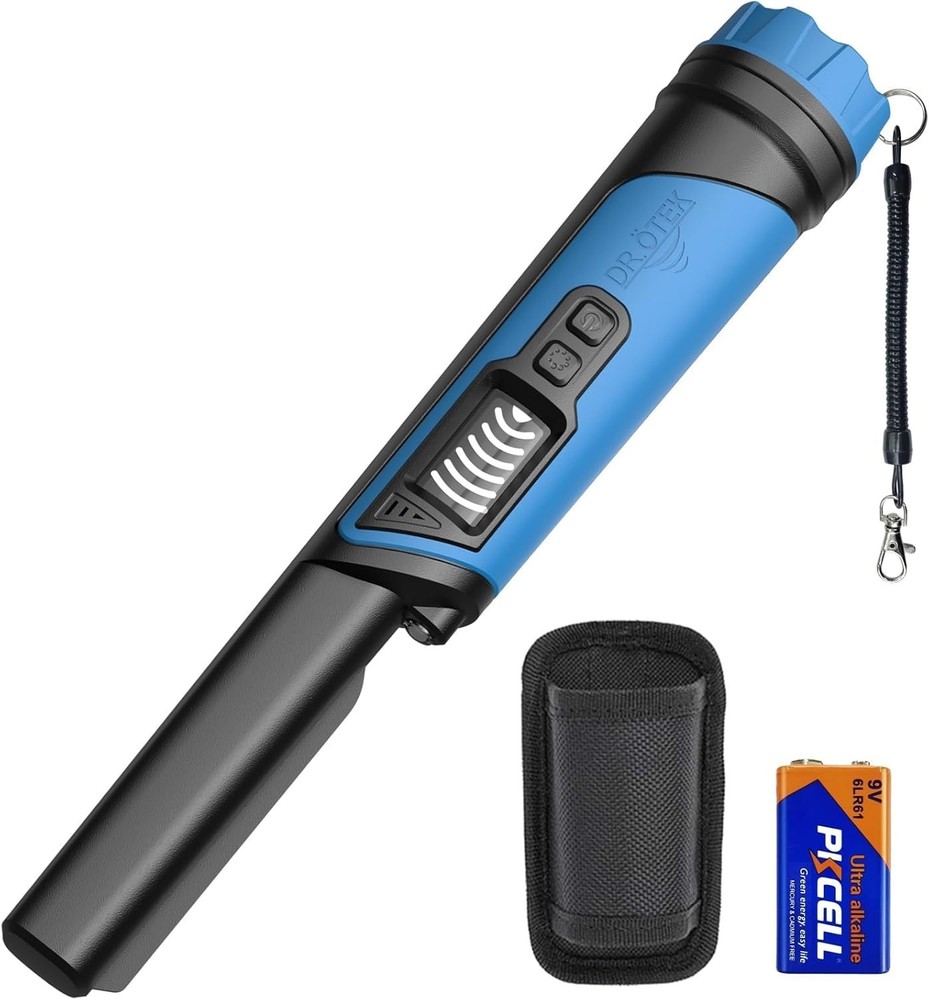 Durable Handheld 360° Metal Detector Pinpointer - Perfect for Outdoor Adventures