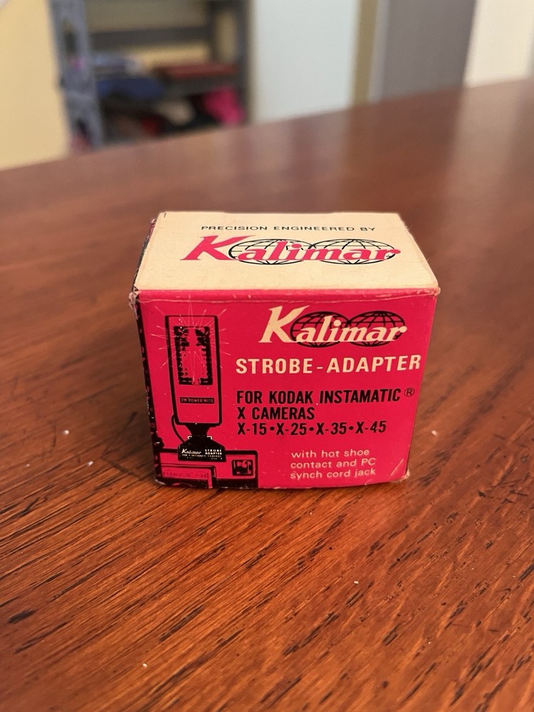 Kalimar strobe adapter for Kodak Instamatic