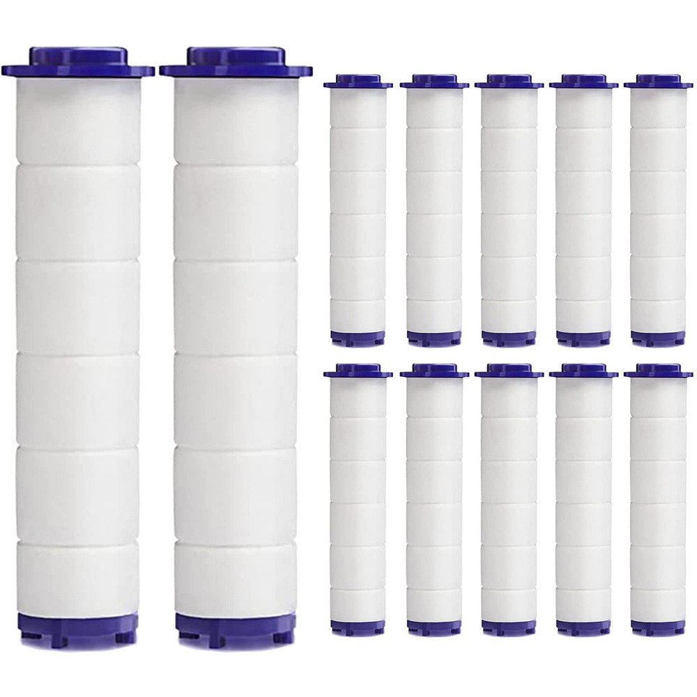 High Pressure Handheld Turbo Fan Shower Head PP-Cotton Filter White