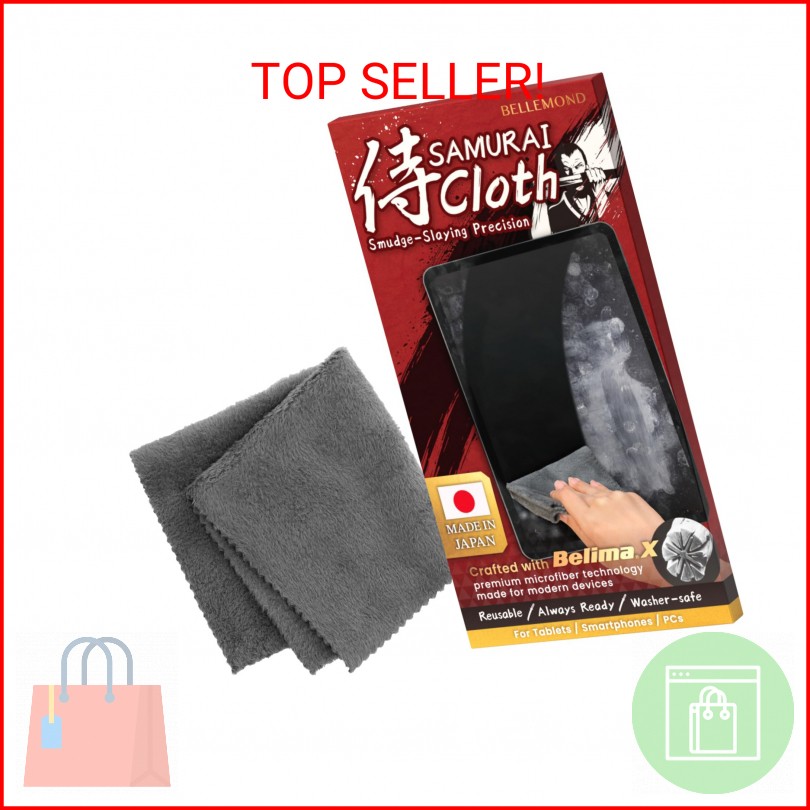 BELLEMOND「Samurai Cloth」Japanese Microfiber Cleaning Cloth | Washable, Reusable,