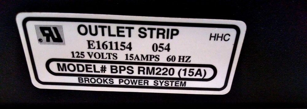 Brooks Power Systems E161154 Surge Suppressor - Electrical Protection Device