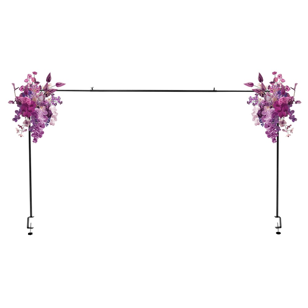 Wedding Stand with Telescoping Width (3.94-6.56ft), Sturdy Metal Construction