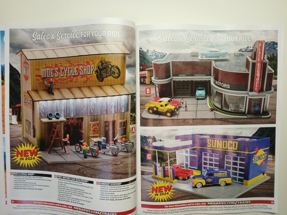 Menards Fall 2024 O Scale Train Catalog - NEW!