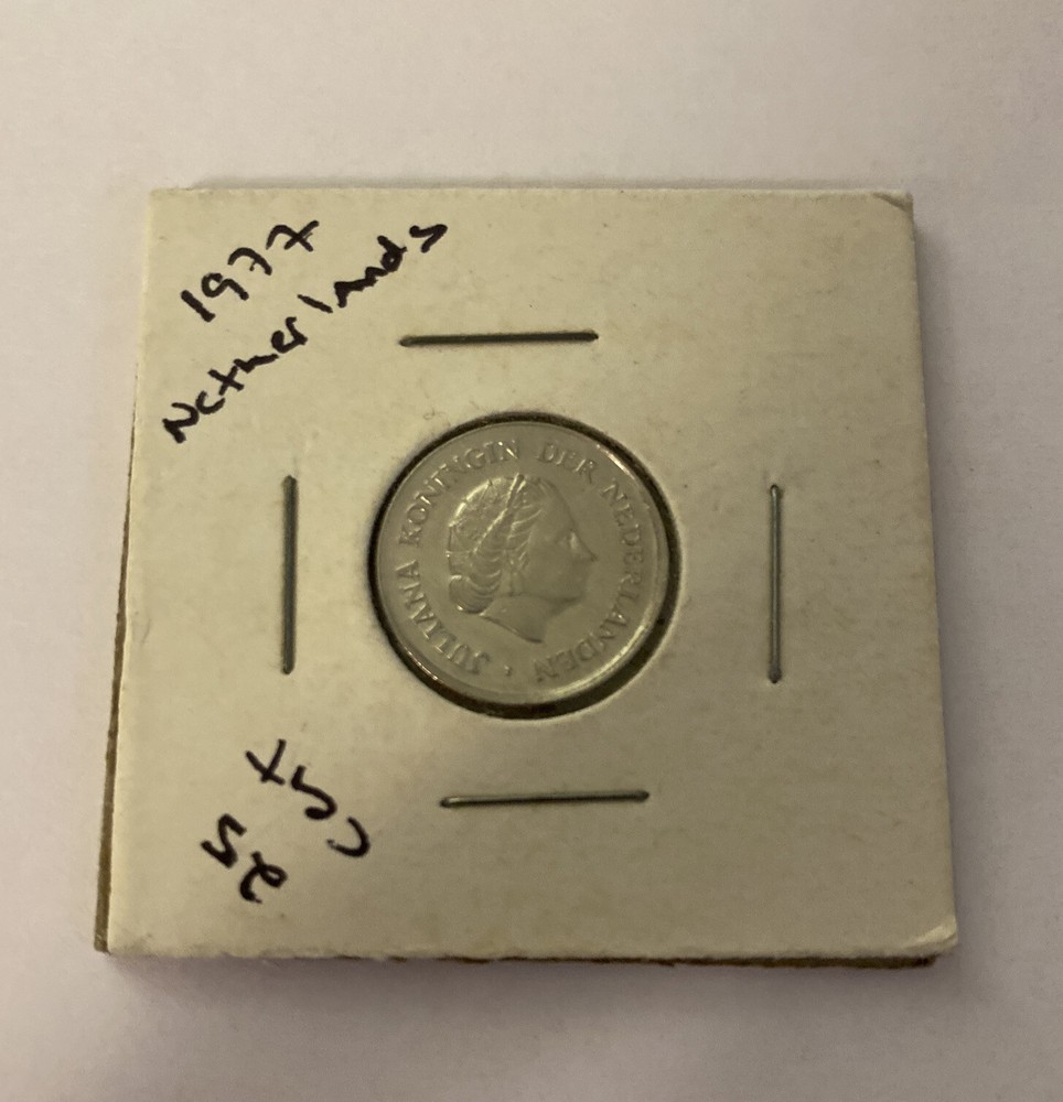 1977 Netherlands 25 Cent Coin B2