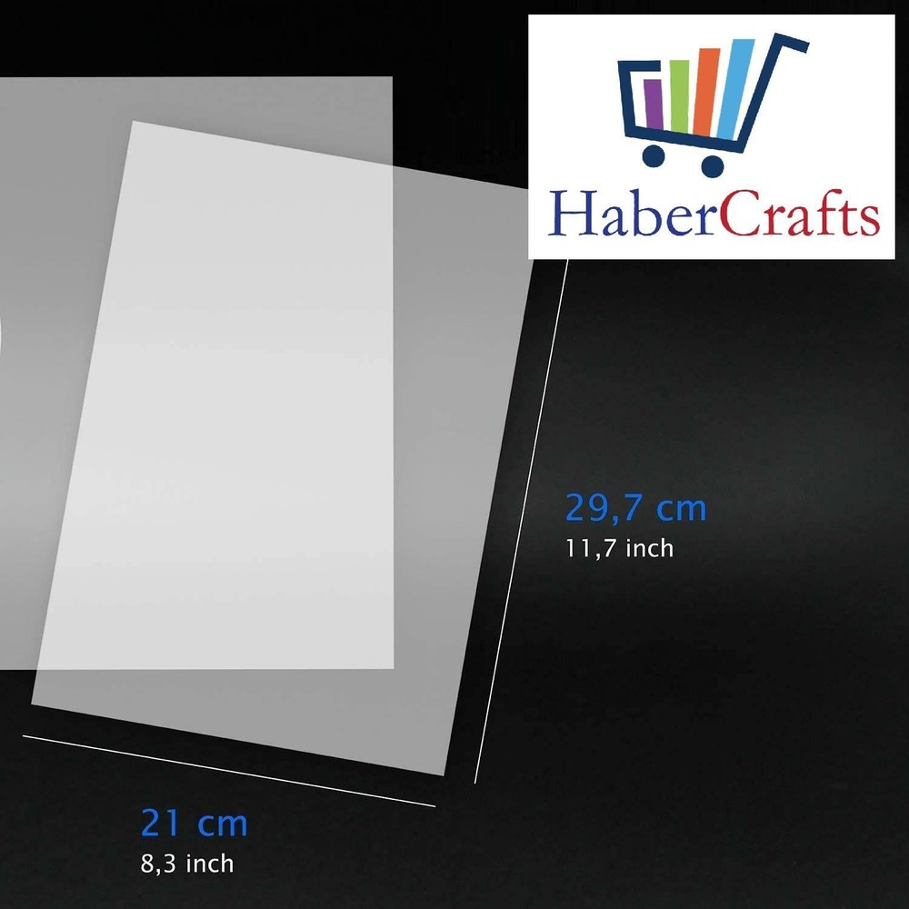 Universal Inkjet Transparency Film A4 Clear OHP Sheets Ink Jet Printer Acetate