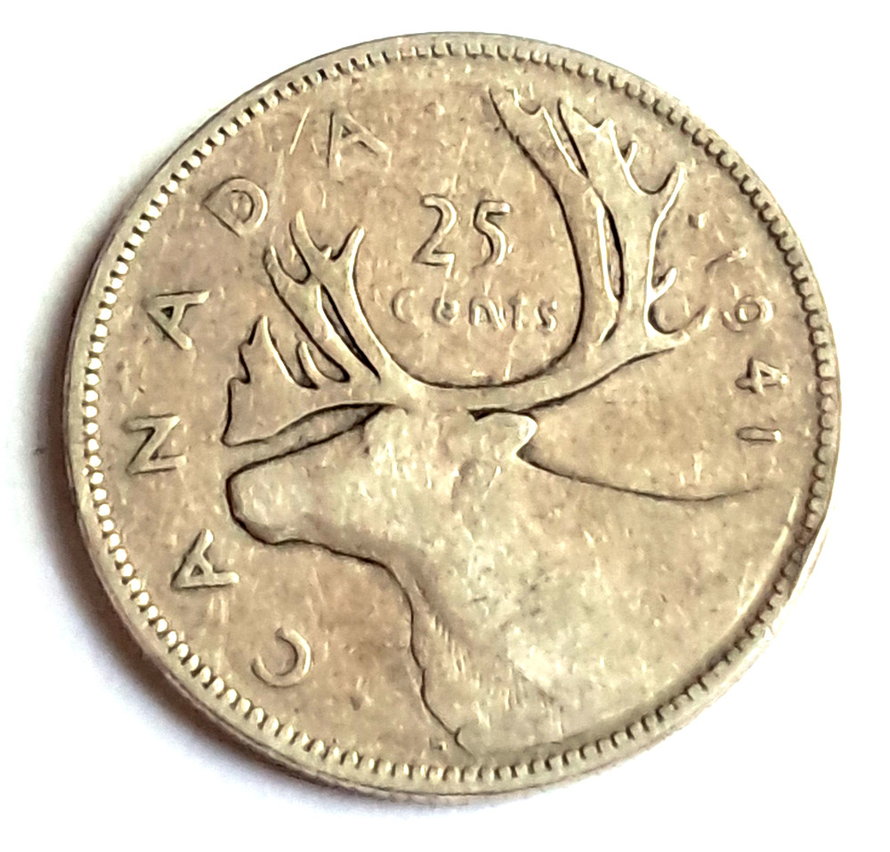 (3) Canada .800 silver quarters