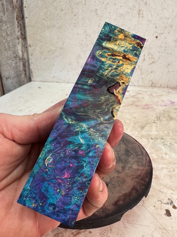 Stabilized Box Elder Burl Turning Blank | Duck Game Call | SBEB 1247