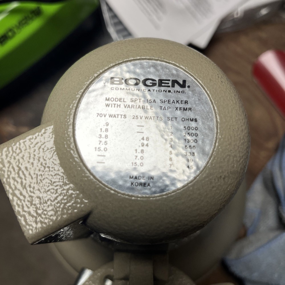 Bogen Transformer 70V, Horn Loudspeaker - Beige