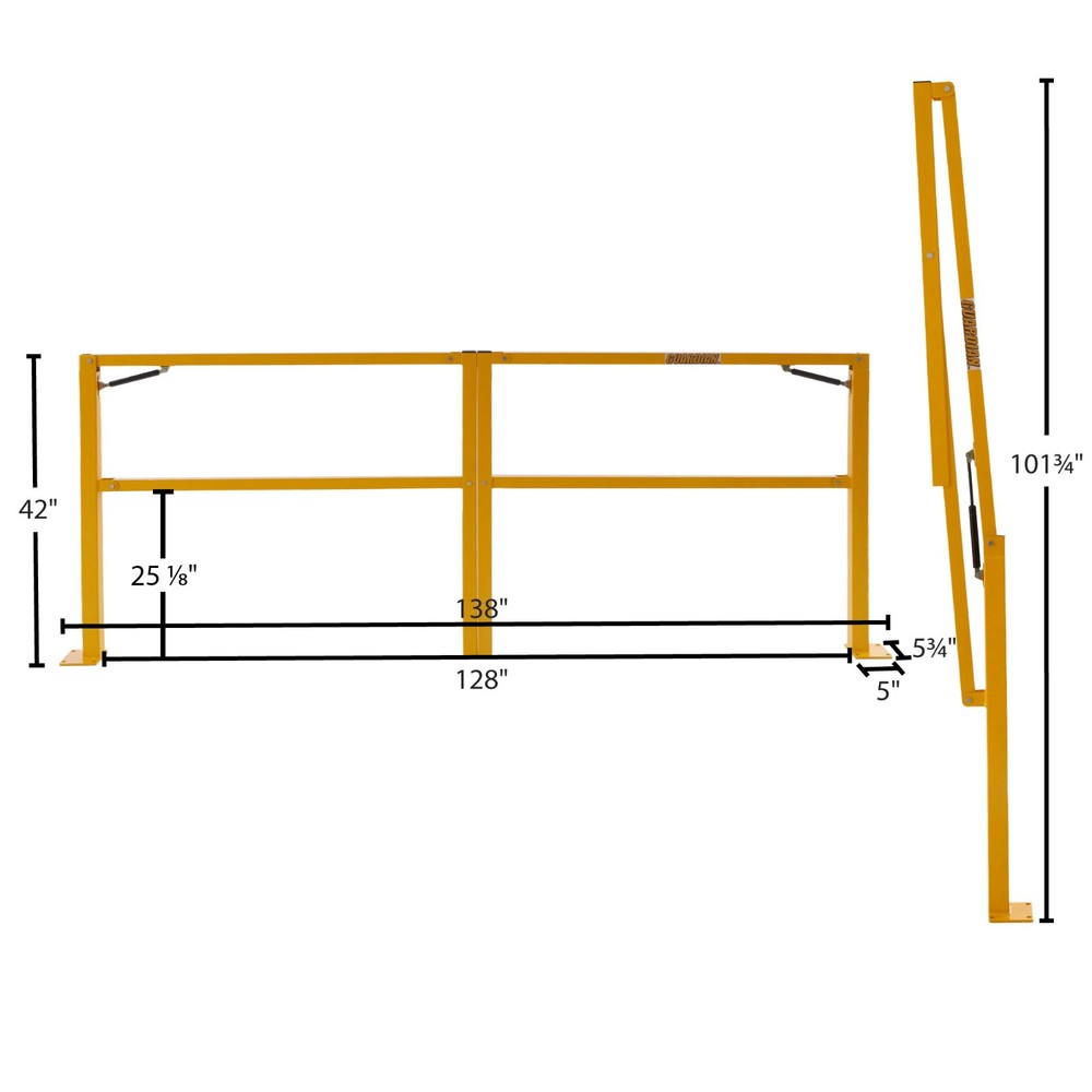 10' Guardian Folding Dock Door Gate