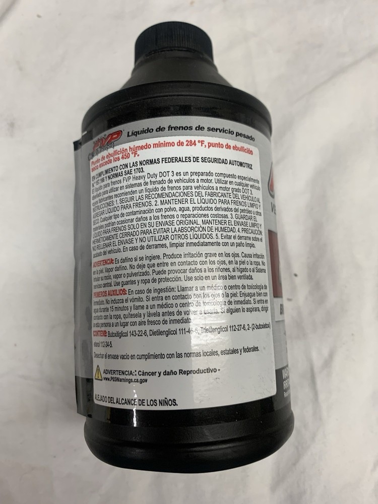 Dot 3 Brake Fluid 12 Oz