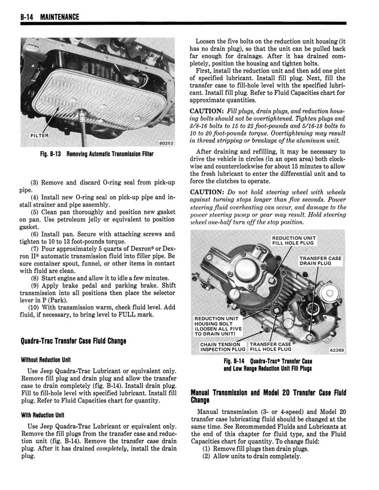 1978 Jeep Technical Service Manual (3 Volumes)