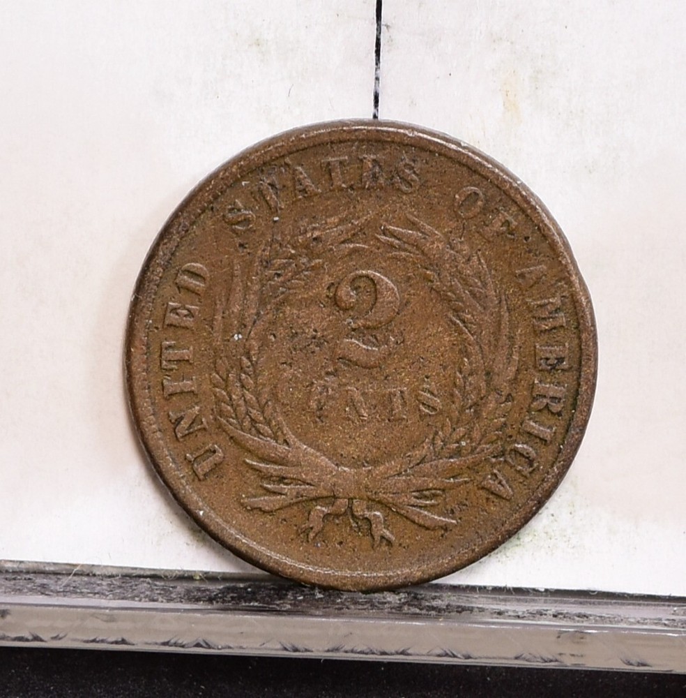 1866 Two Cent Piece - VG (#58143-L)
