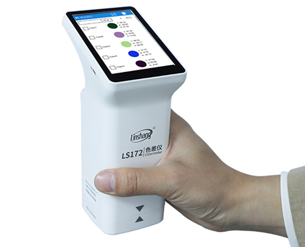 Color Difference Meter Analyzer Touch Screen 45/0 for Coating Ceramic Plastic