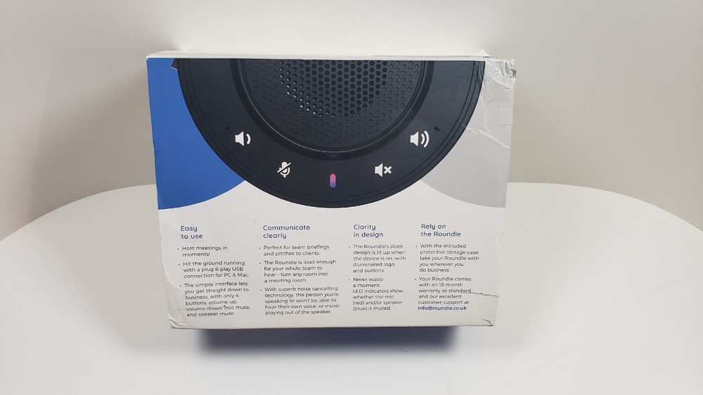 ROUNDLE The Conference Speaker And Microphone USB Portable