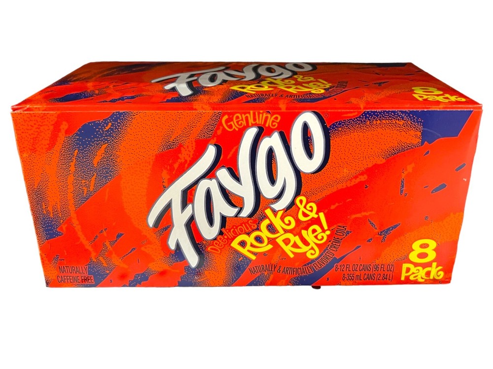 Faygo Rock & Rye Soda 8 pack