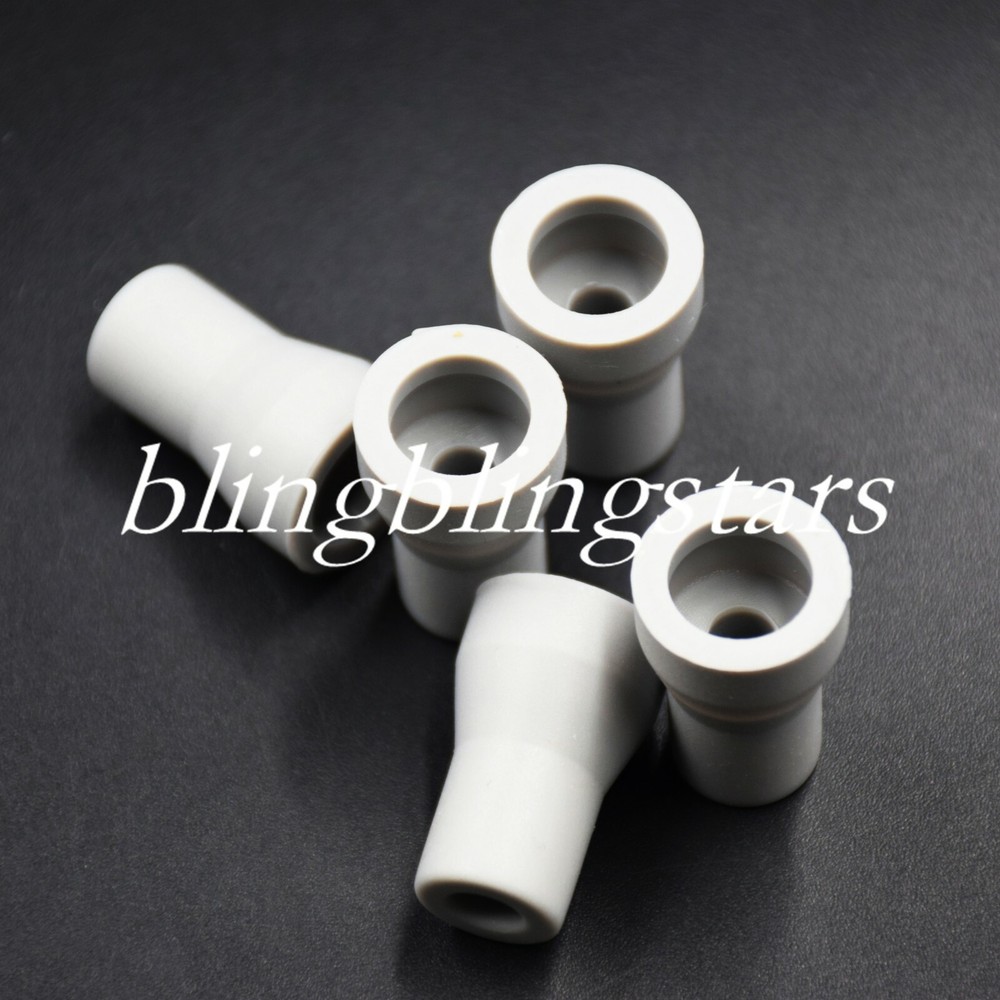 10 Pcs Dental Saliva Ejector Rubber Weak Suction Headgear Adapter Replacement