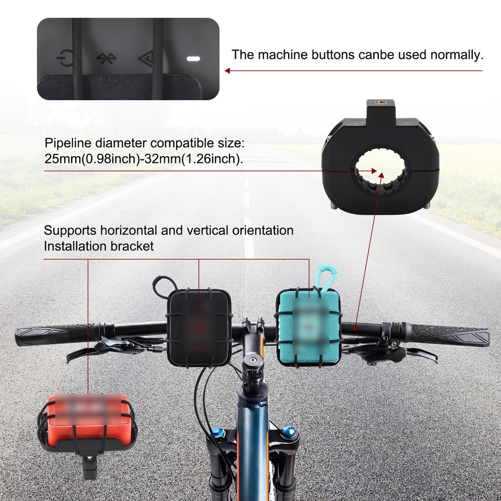 Bike Bicycle Handlebar Mount For JBL GO 4 3 2 Bluetooth Speaker Fixed Bracket