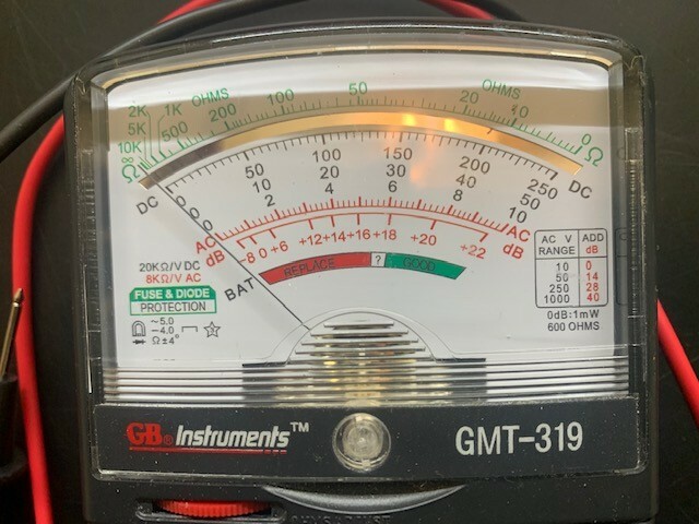 GB Gardner Bender Gmt-319 19 Range Multimeter Tester