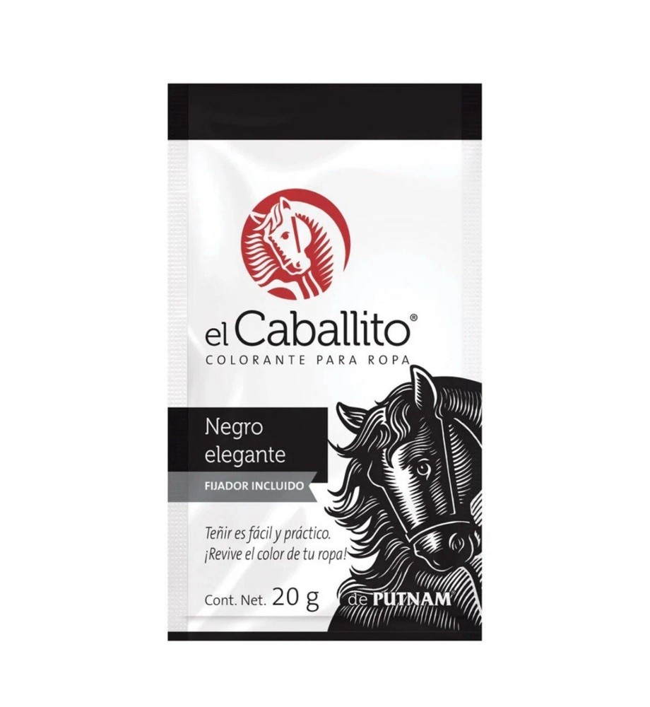 El CABALLITO COLORING BLACK POWDER 20GR EA