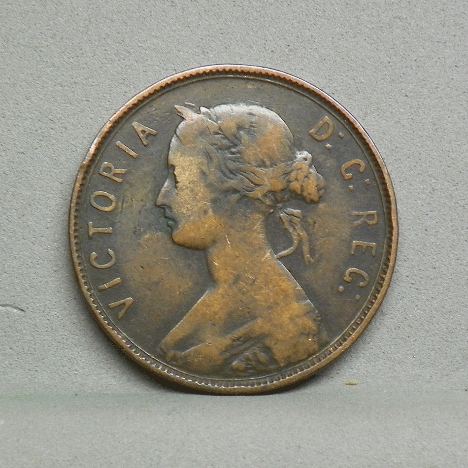 NEWFOUNDLAND 1890 1 CENT, VG-Fine (CP-16)