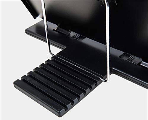 2 Pack Desktop Document Holder with Adjustable Clip and Line Guide Portable D...