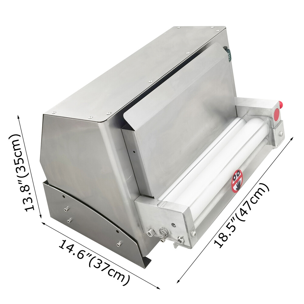 Single Roll Automatic Pizza Dough Presses Forming Machine Electric Dough Sheeter