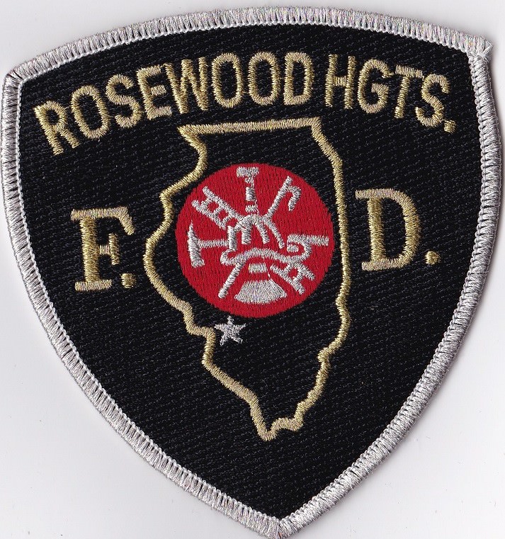 Rosewood Hgts. Fire Dept. IL Firefighter Patch
