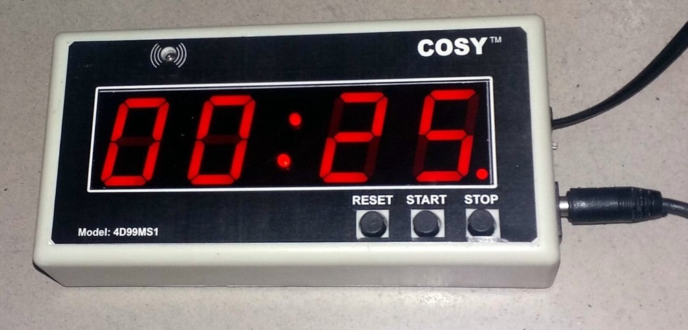 4 Digit - 99 minutes stopwatch 1" high LED digits