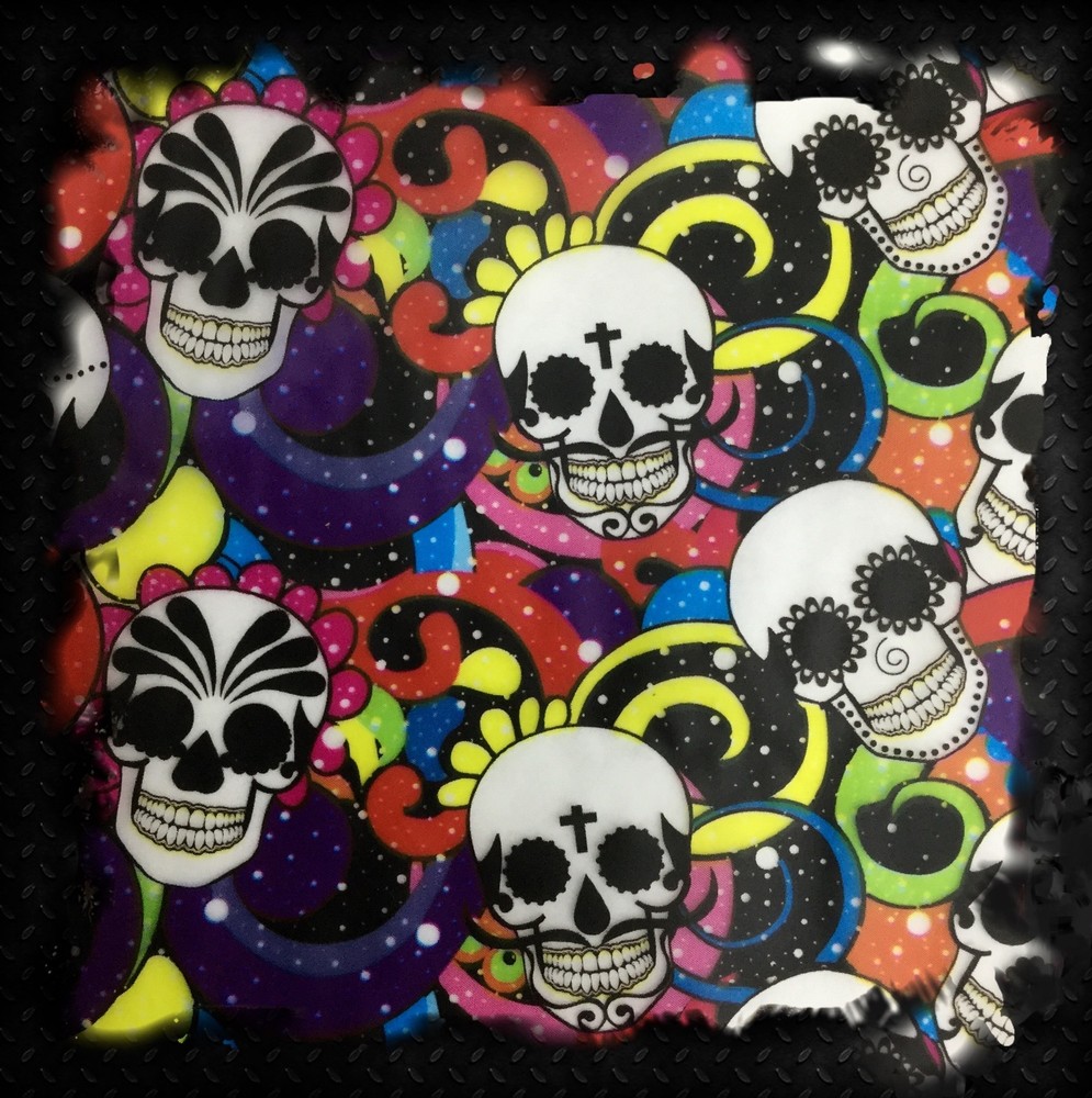 DISCO SKULLS VOO DO DEVIL WATER TRANSFER HYDROGRAPHIC FILM ACTIVATOR HYDRO COMBO