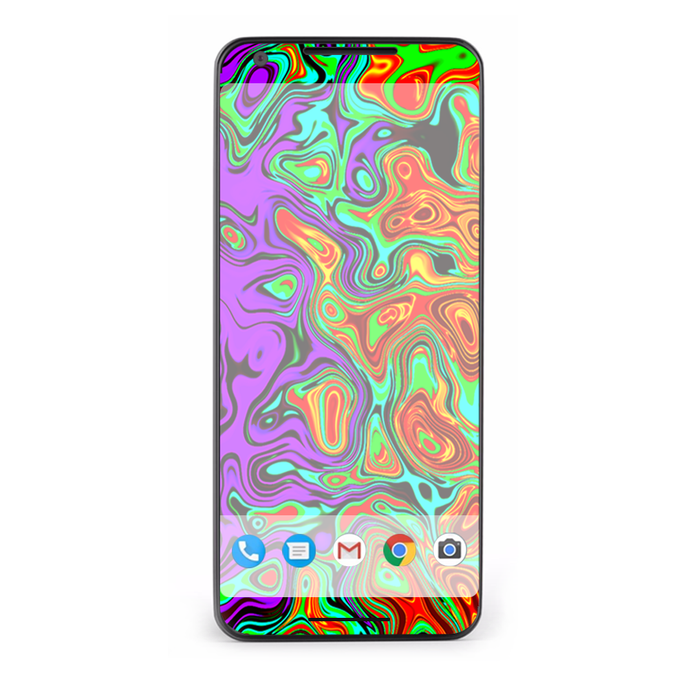 Google Pixel 2 Skins Decal Wrap Mixed Colors