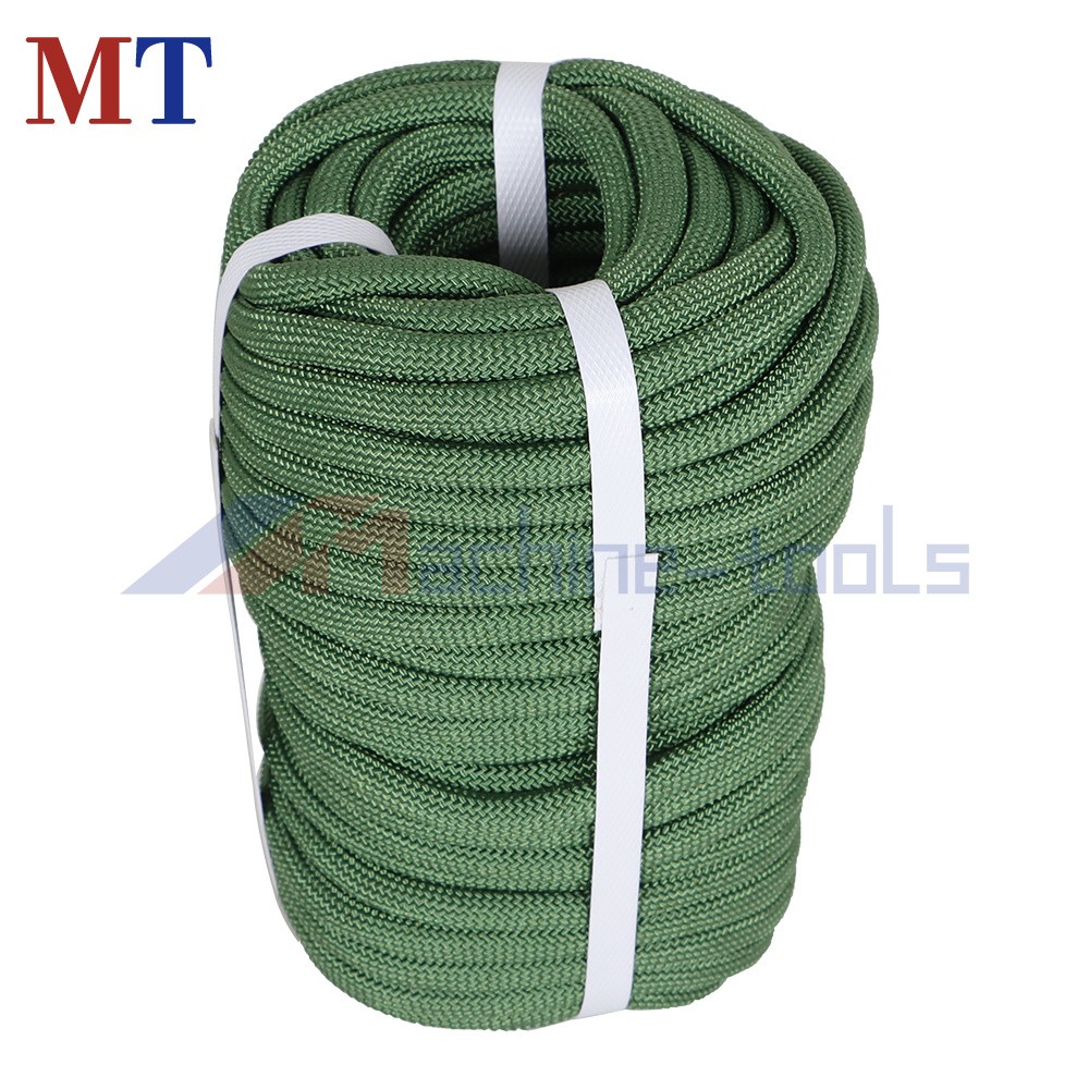 Strong Pulling Rope Braided Polyester Rope 3/8" × 100' 3520Lbs (Armygreen)