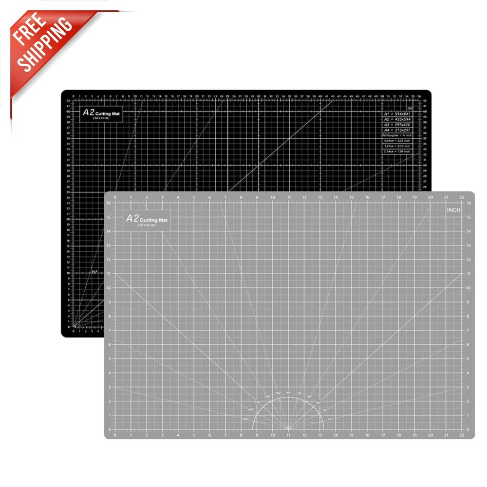 Self-Healing 18x24” Double-Sided Cutting Mat - Suitable for All Crafting Needs