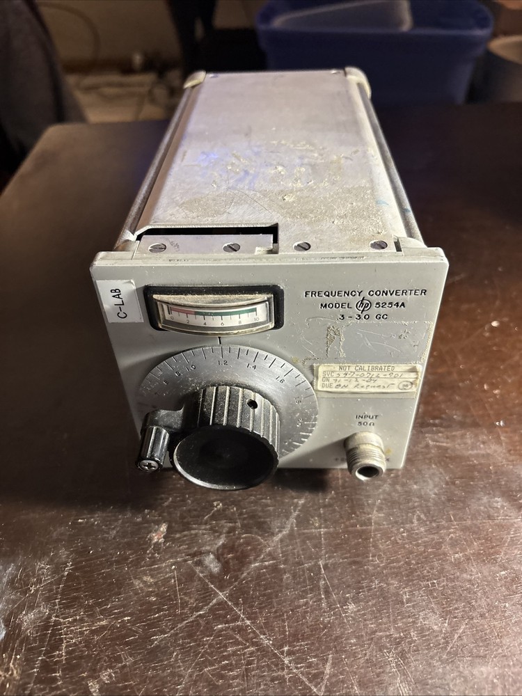 Pre Owned | HP / HEWLETT PACKARD 5254A .3 - 3.0 GC FREQUENCY CONVERTER PLUGIN