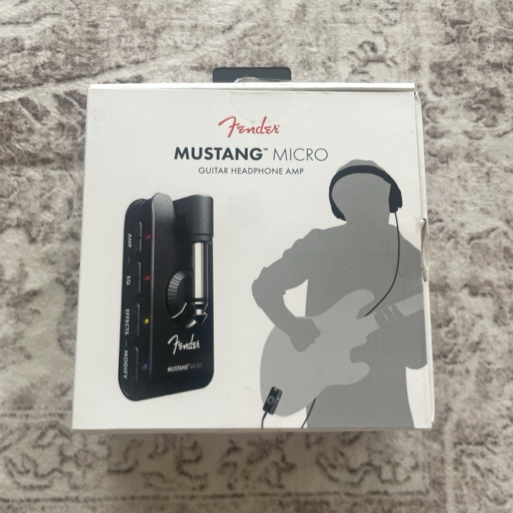 Fender Mustang Micro Headphone Guitar Amp Open Box Unused